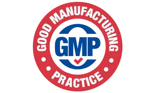 GlycoFortin GMP certified quality badge